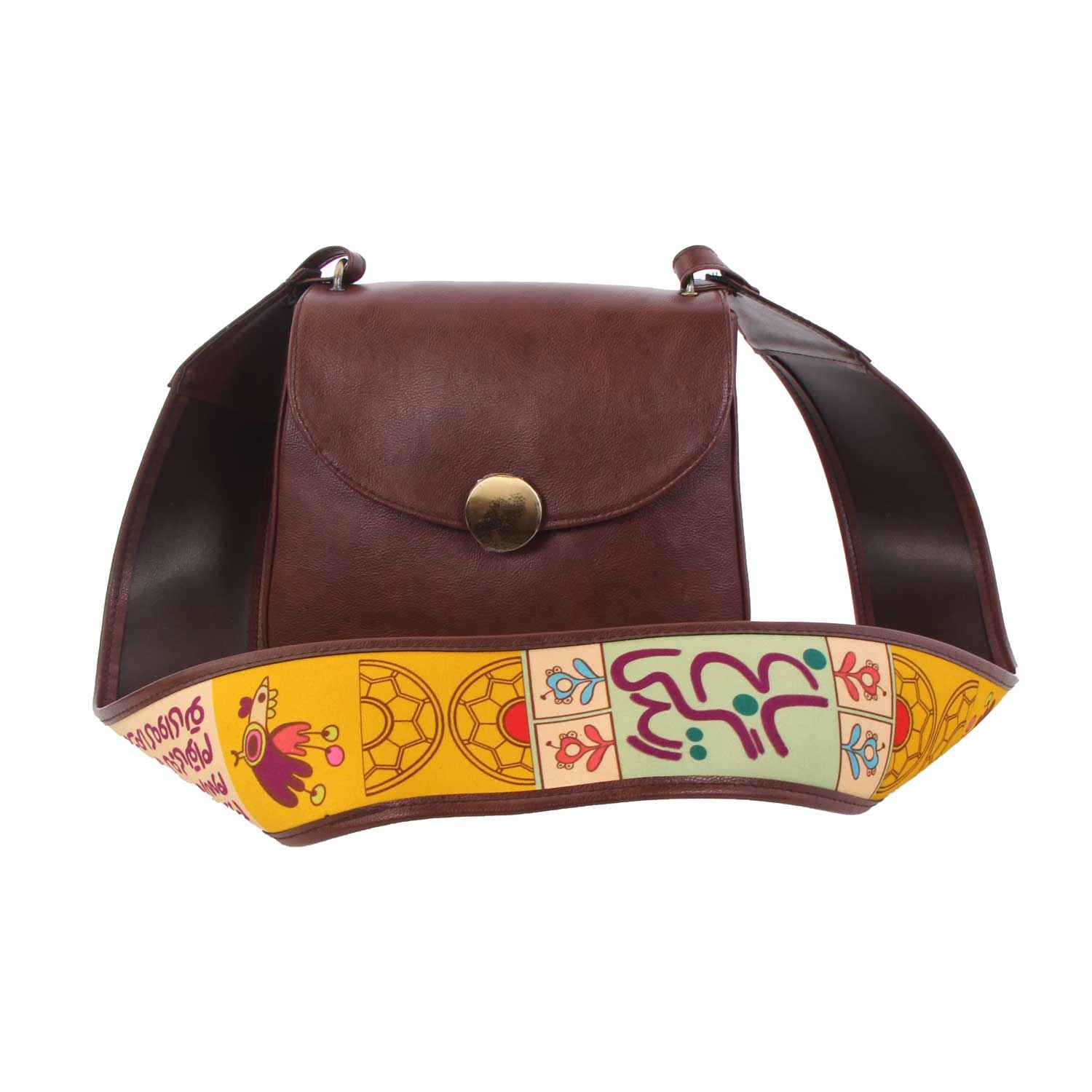 Sac Bandoulière Cuir Artisanale de Luxe - Design Bagh Perse