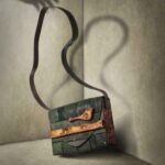 Sac Bandoulière en Cuir Luxueux Fait Main – Design Oiseaux