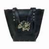 Sac Tote en Cuir Fait Main avec Design Ghayeghi Persan