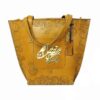 Sac Tote en Cuir Fait Main avec Design Ghayeghi Persan
