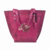 Sac Tote en Cuir Fait Main avec Design Ghayeghi Persan