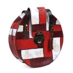 Sac Bandoulière en Cuir Luxueux Fait Main – Édition Round
