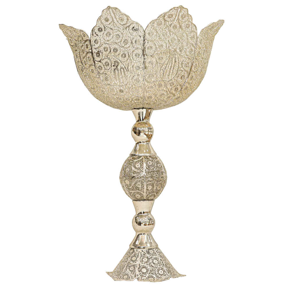 Coupe à Fruits Persane en Filigrane – Shokoh Malileh-Kari Argent