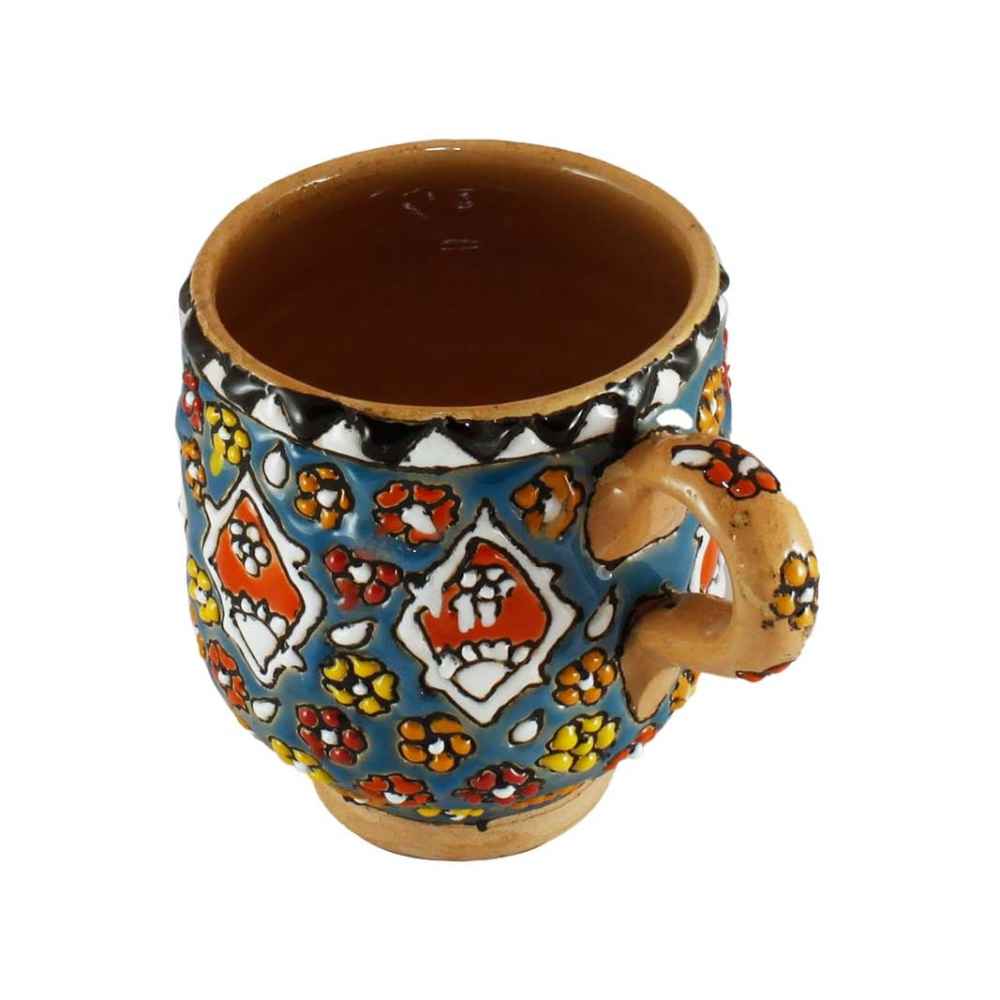 Tasse en céramique artistique - Émaillée à la main, modèle Atlas