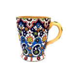 Tasse en poterie persane artisanale – Émaillée Minakari, design Tanin
