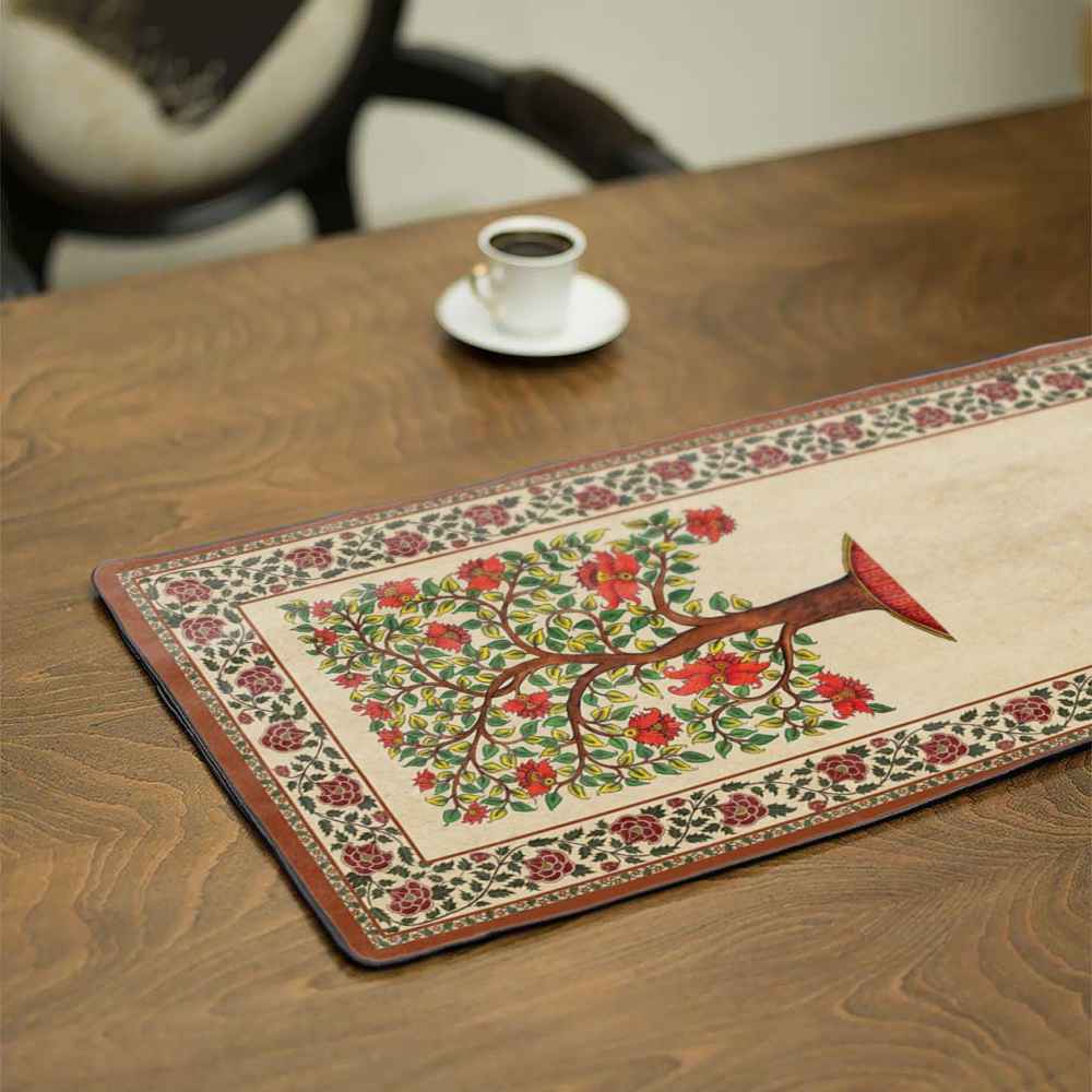 Couverture en velours Élegance Persane Crème Khooshe