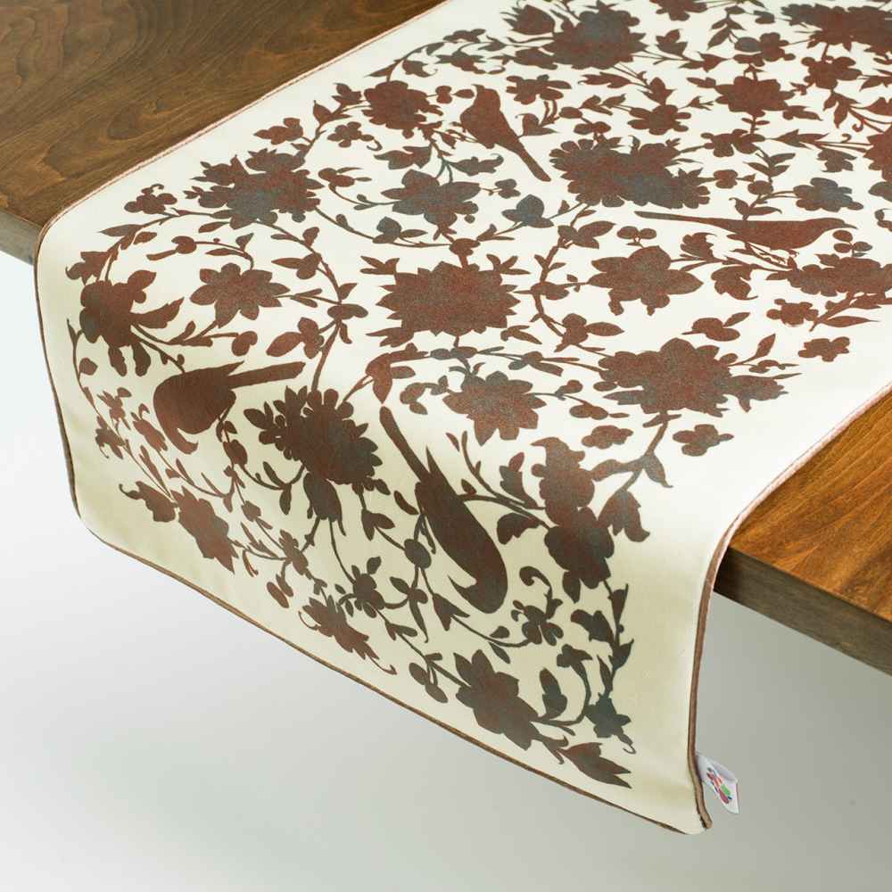 Couverture en velours Élegance Persane Crème Tiara
