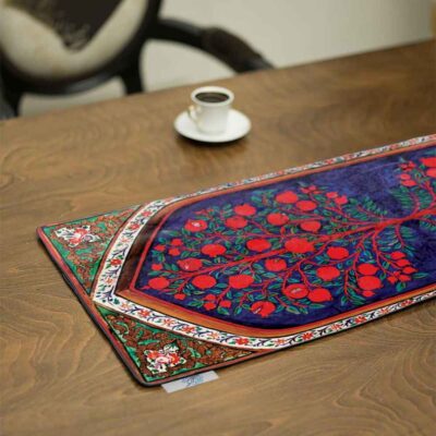 Couverture en velours Élegance Persane Rouge Behesht