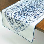 Couverture en velours Élegance Persane Blanche Silva