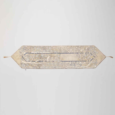 Couverture en velours Élegance Persane Blanche Sima