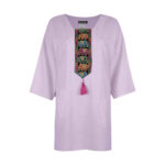 Tunique femme violette style persan Modèle Soona