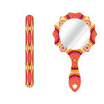Lime à Ongles Métallique et Set de Miroir avec Motif Inspiré de la Perse – Motif Almas