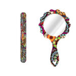 Lime à Ongles Métallique et Set de Miroir avec Motif Inspiré de la Perse – Motif Aram
