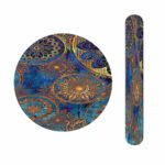 Lime à Ongles Métallique et Set de Miroir avec Motif Inspiré de la Perse – Motif Sama