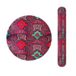 Lime à Ongles Métallique et Set de Miroir avec Motif Inspiré de la Perse – Motif Sorkhabi