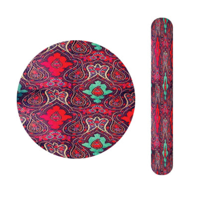 Lime à Ongles Métallique et Set de Miroir avec Motif Inspiré de la Perse – Motif Sorkhabi
