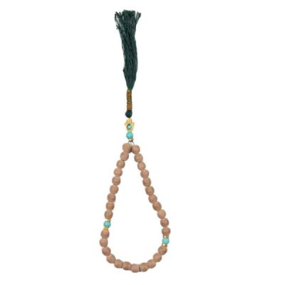 Chapelet islamique de Karbala avec terre sacrée (Khak-e-Shifa) pour chiite Jeyran