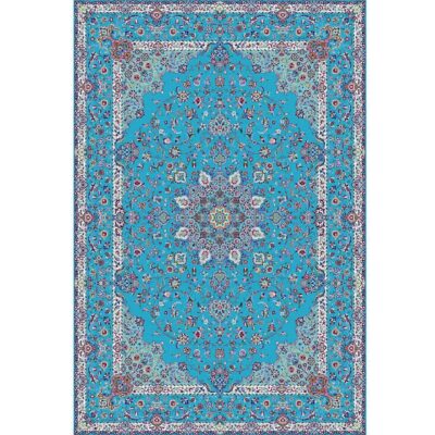 Grand tapis de sol intérieur de style bohème persan Sina