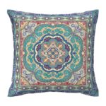 Housse de coussin en velours persan – Design Asma (Set de 2)