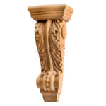 Modèle de capitale en bois sculpté Rina