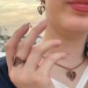 Ensemble de Bijoux en Cuivre Modèle Cœur