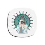 Ensemble de sous-verres artistiques avec le design Mandala
