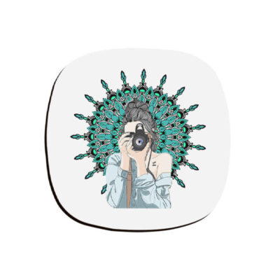 Ensemble de sous-verres artistiques avec le design Mandala