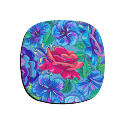 Ensemble de sous-verres artistiques avec le design Rose