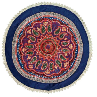 Nappe Pateh traditionnelle Kerman Héritage, nappe faite à la main Toranj