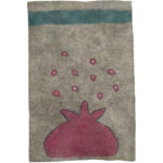Tapis en feutre de laine persan 100% naturel et fait main Anar