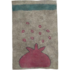 Tapis en feutre de laine persan 100% naturel et fait main Anar
