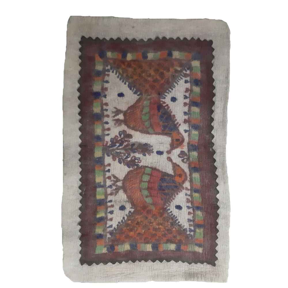 Tapis en feutre de laine persan 100% naturel et fait main Oiseaux