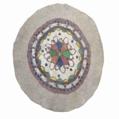 Tapis en feutre de laine persan 100% naturel et fait main Gerd