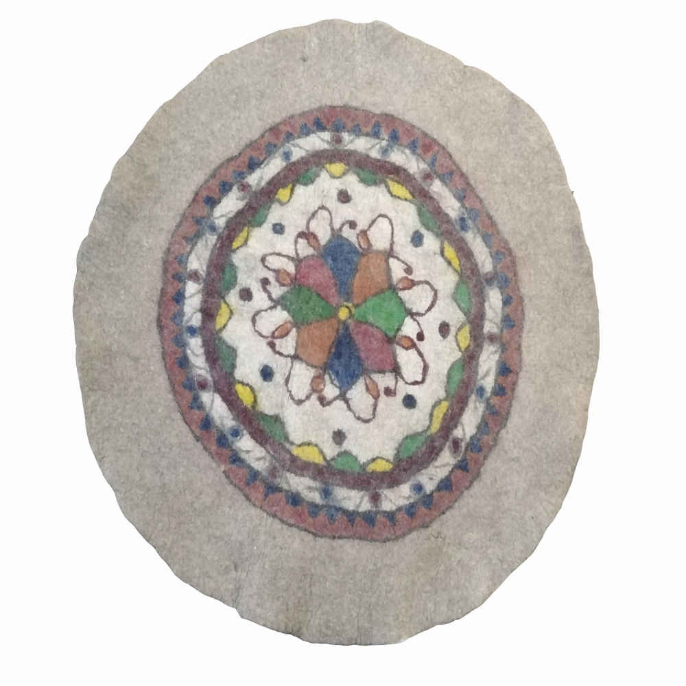 Tapis en feutre de laine persan 100% naturel et fait main Gerd