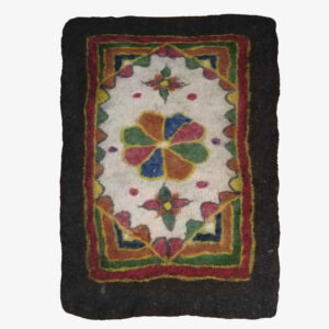 Tapis en feutre de laine persan 100% naturel et fait main Mana