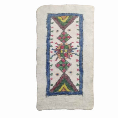 Tapis en feutre de laine persan 100% naturel et fait main Rasta