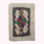 Tapis en feutre de laine persan 100% naturel et fait main Rokhsar