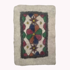 Tapis en feutre de laine persan 100% naturel et fait main Rokhsar