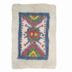Tapis en feutre de laine persan 100% naturel et fait main Tahoora