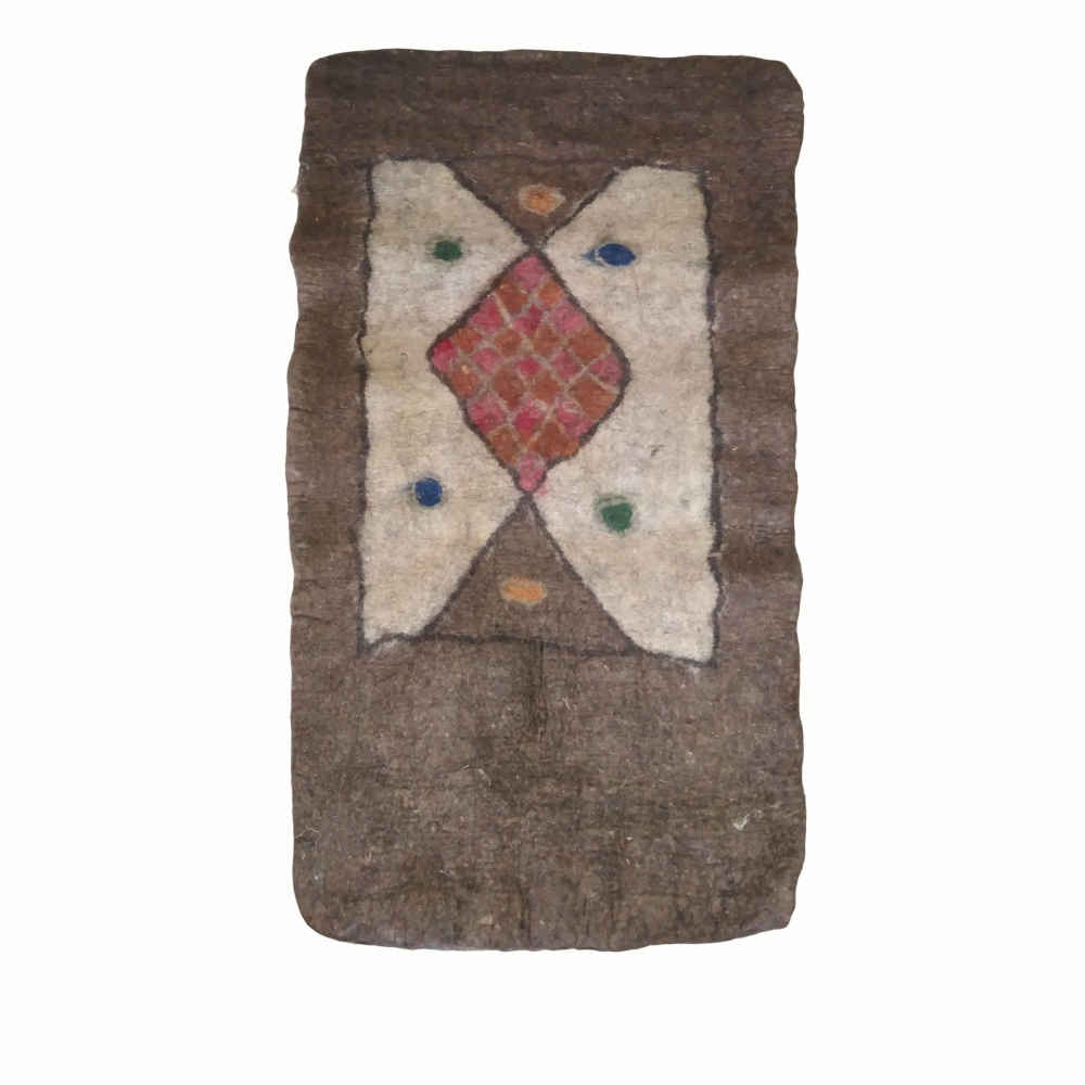 Tapis en feutre de laine persan 100% naturel et fait main Taranom