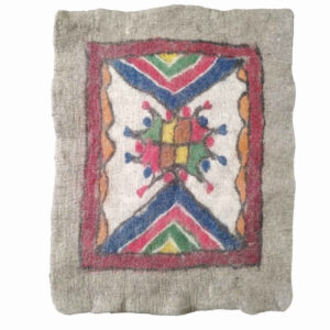 Tapis en feutre de laine persan 100% naturel et fait main Zinat