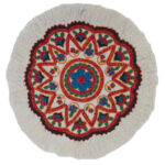 Nappe ronde brodée à la main Modèle Alaleh
