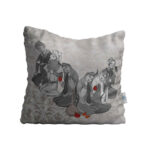Housse de coussin en velours persan – Design Khatoon (Set de 2)