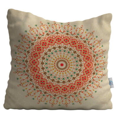 Housse de coussin en velours persan – Design Soleil (Set de 2)
