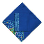 Tapis de prière de voyage pour musulman taille poche et portable Sajada Bleu