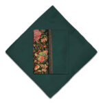 Tapis de prière de voyage pour musulman taille poche et portable Sajada Oiseaux & Fleurs