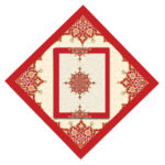 Tapis de prière de voyage pour musulman taille poche et portable Sajada Rouge Eslimi