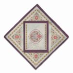 Tapis de prière de voyage pour musulman taille poche et portable Sajada Crème Eslimi