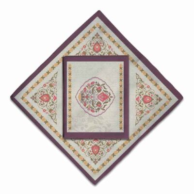 Tapis de prière de voyage pour musulman taille poche et portable Sajada Crème Eslimi