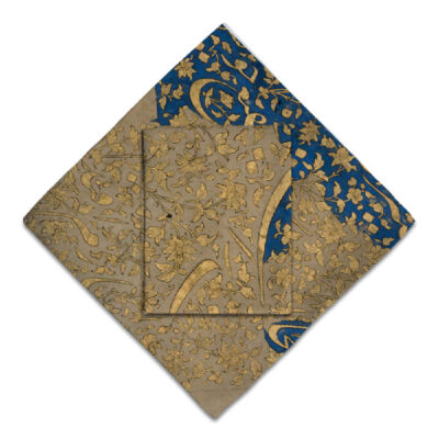 Tapis de prière de voyage pour musulman taille poche et portable Sajada Marron Eslimi